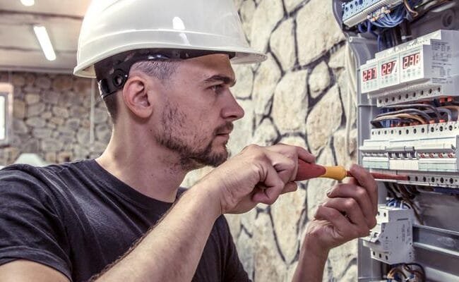 image metier electricien batiment samsic emploi